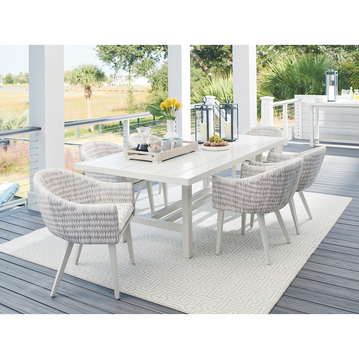 Tommy Bahama Outdoor Living Seabrook Rectangular Dining Table