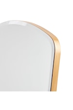 Michael Amini St. Charles Transitional Wall Mirror with Beveled Edges