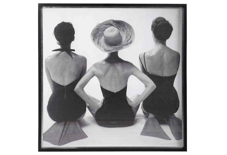Framed Prints Ladies' Swimwear, 1959 Fashion Print by Uttermost at Mueller Furniture