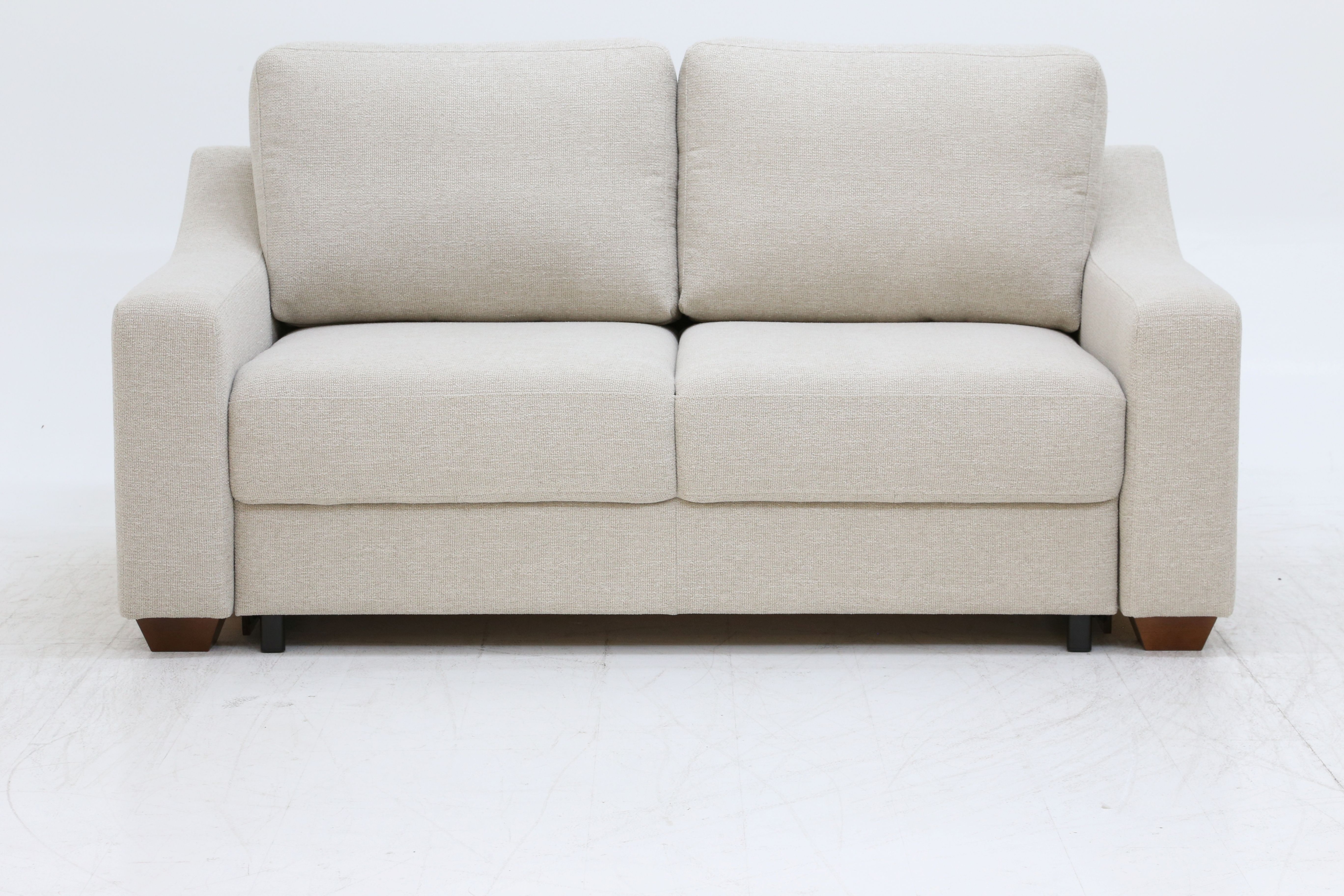 Sloping Track-Arm Loveseat Full Sleeper