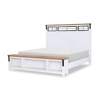 Queen Panel Storage Bed