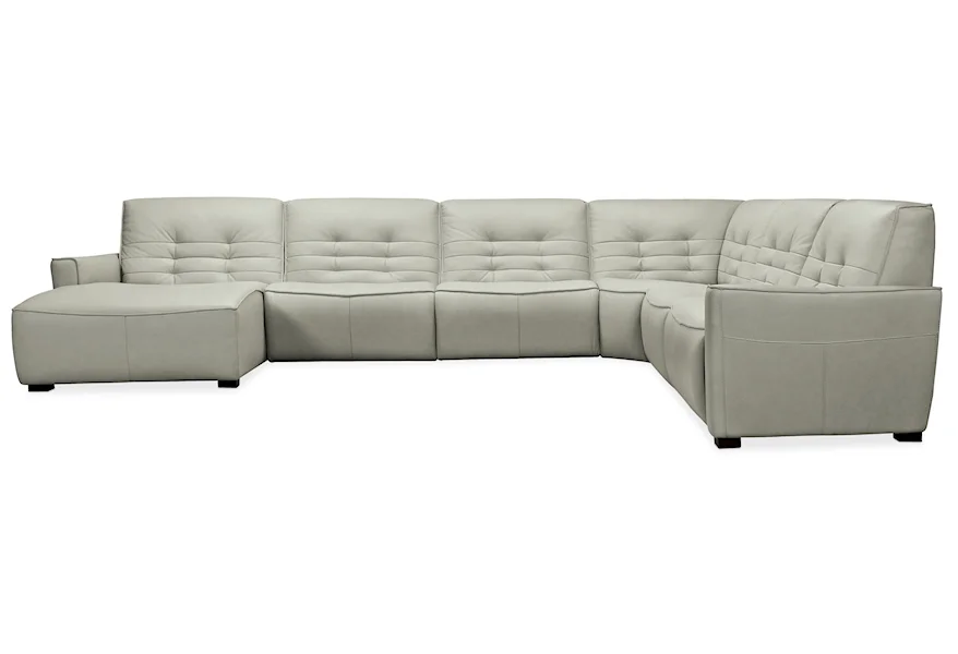 MS 6-Piece Left-Facing Chaise Sectional at Williams & Kay