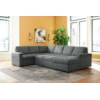 Signature Design by Ashley Millcoe 3-Piece Sectional with Pop Up Bed