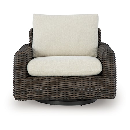 Swivel Glider Lounge W/Cushion