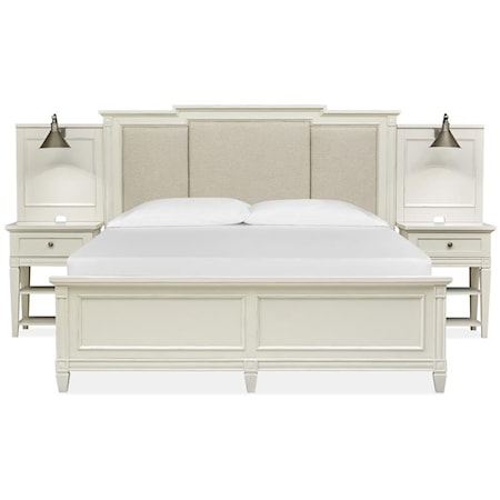 King Upholstered Wall Bed