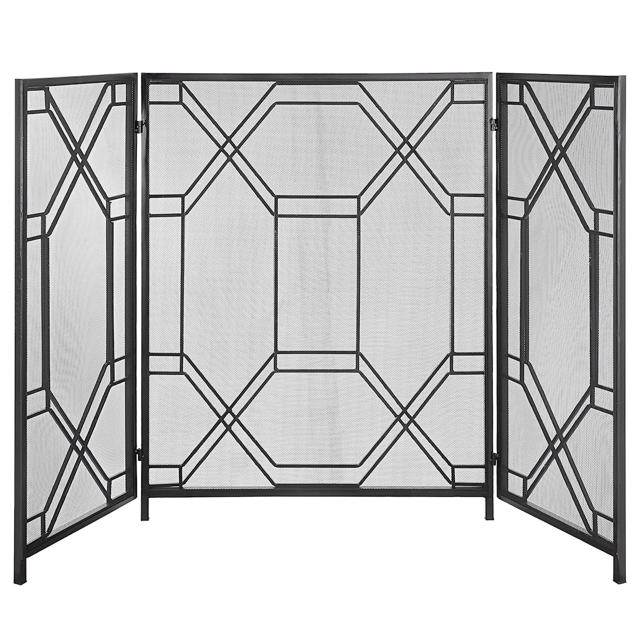 Uttermost Rosen Rosen Geometric Fireplace Screen