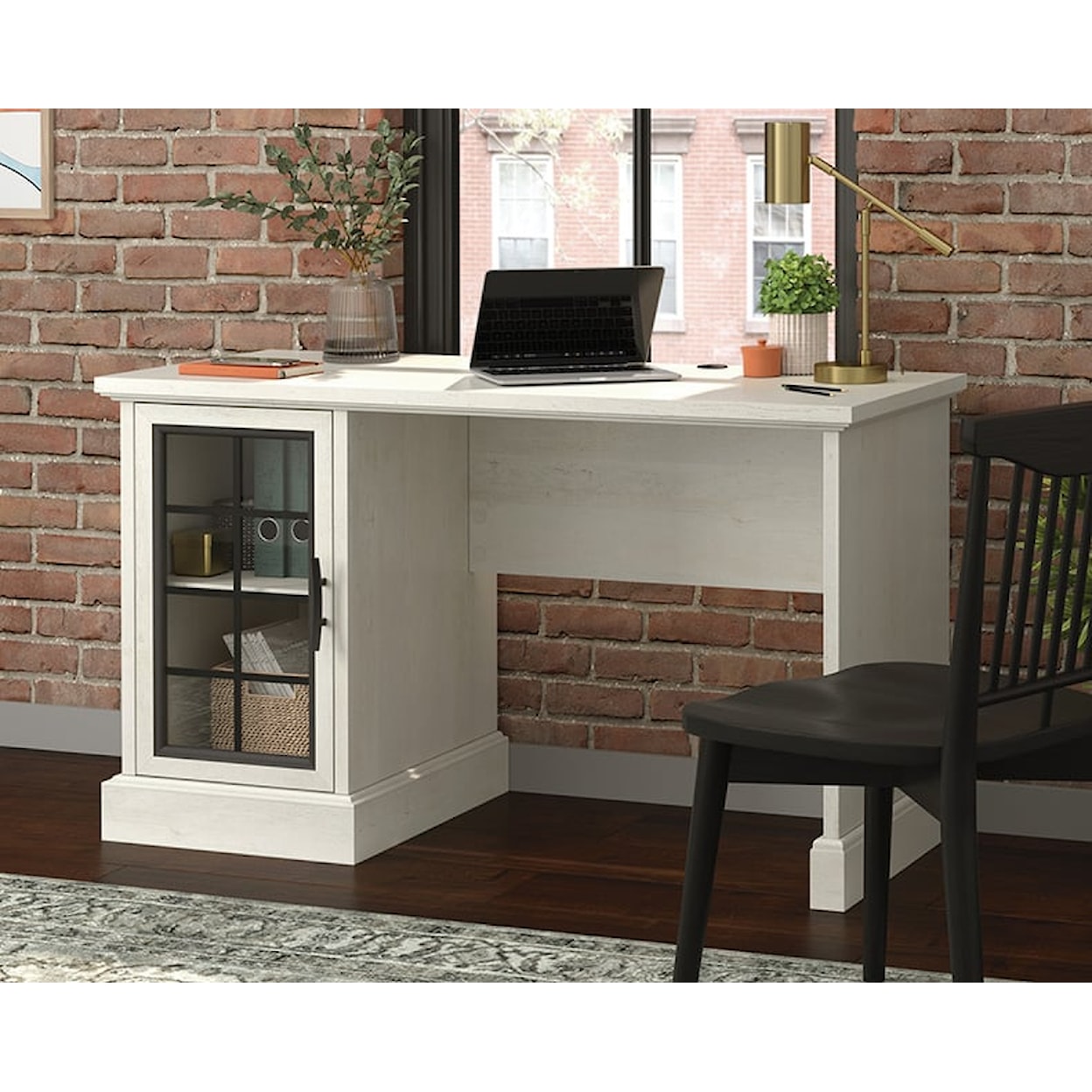 Sauder Carolina Grove Single Pedestal Computer Desk