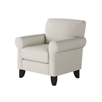 Accent Chair with Rolled Arms