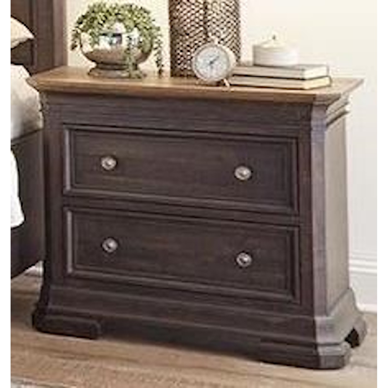 Virginia Furniture Market Solid Wood Brossard Collection Nightstand