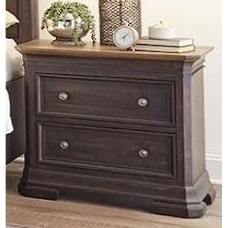 Traditional Two-Drawer Nightstand