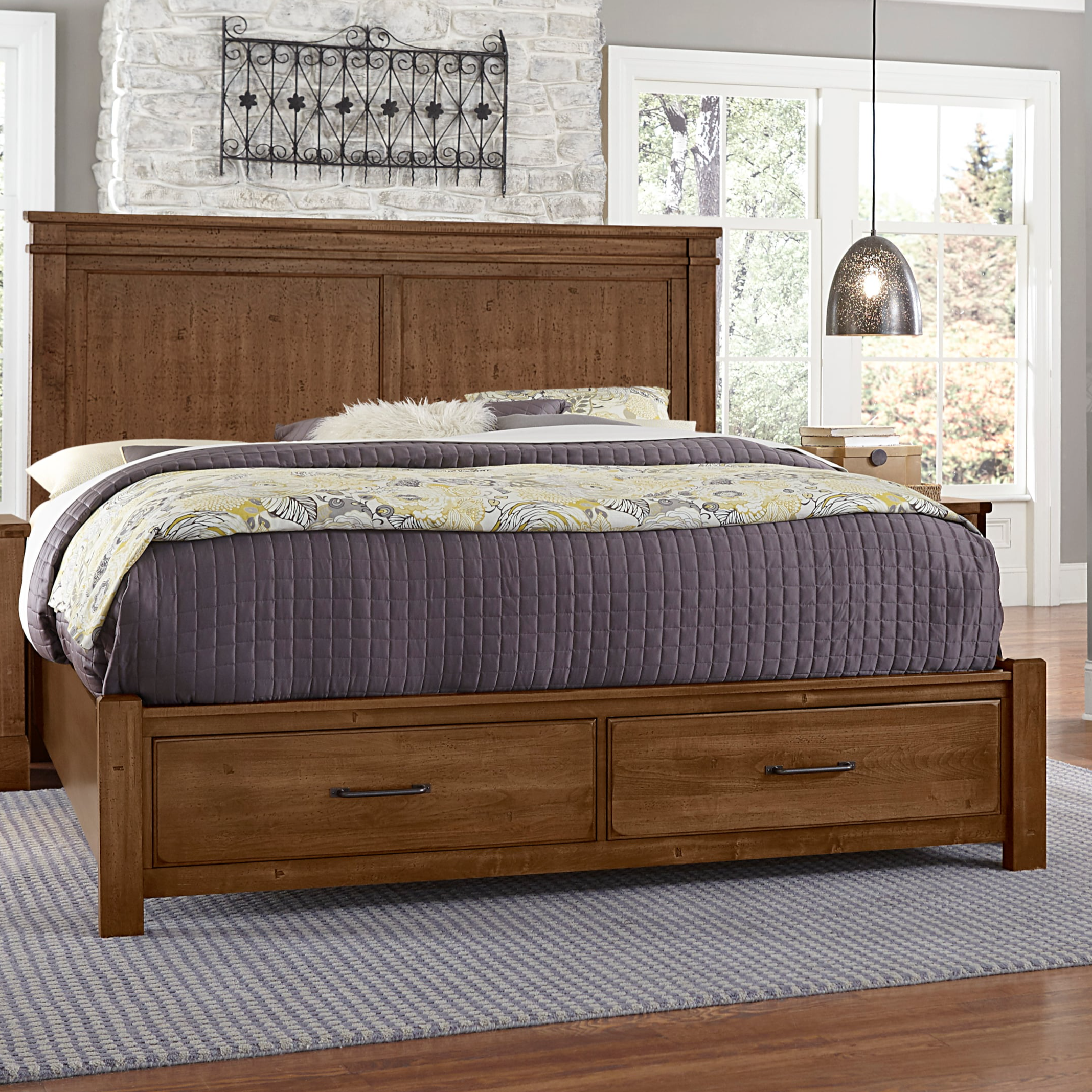 Artisan & Post Cool Rustic Queen Mansion Bed