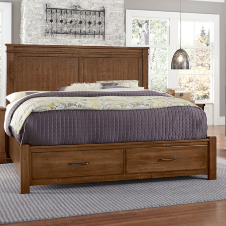 Queen Mansion Storage Bed