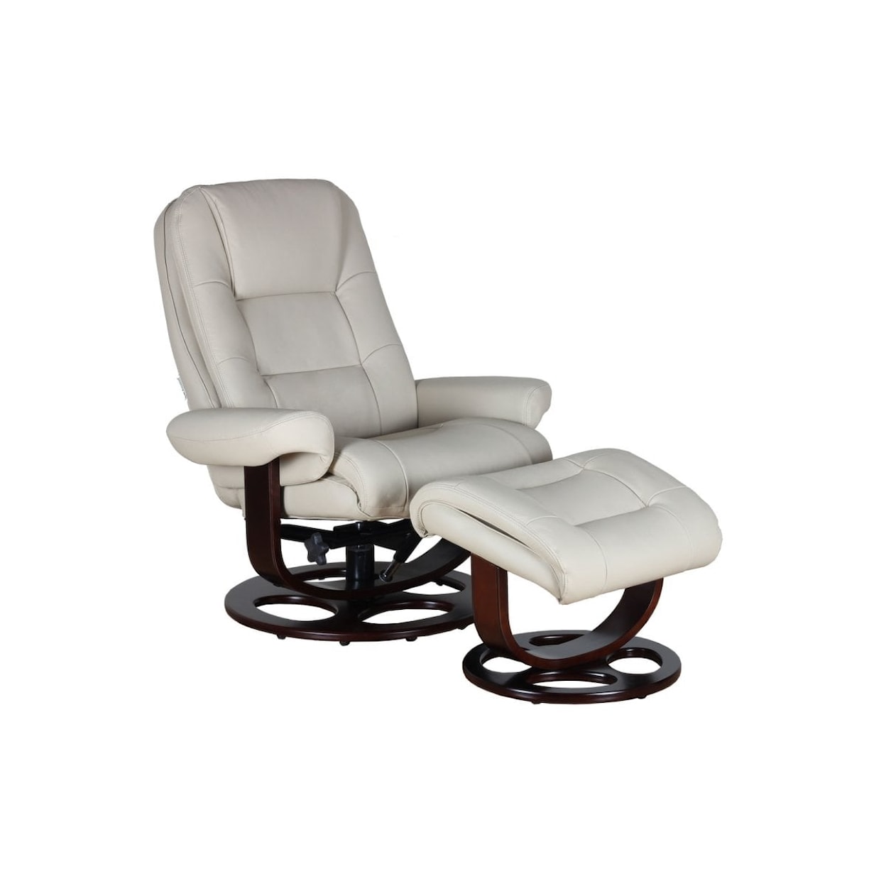 Barcalounger Jacque Swivel Recliner and Ottoman