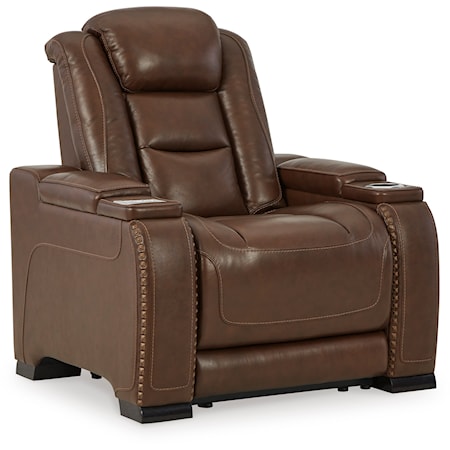 Power Recliner with Adjustable Headrest