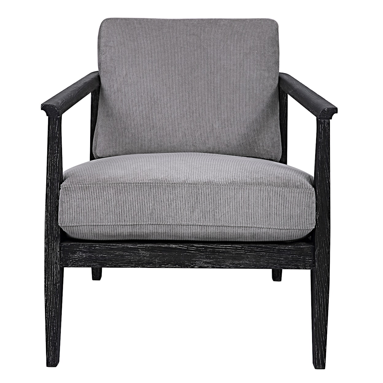 Uttermost Brunei Accent Chair with Upholstered Cushion