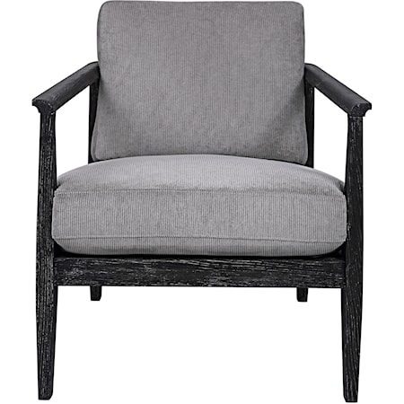 Accent Chair with Upholstered Cushion