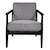 Uttermost Brunei Contemporary Accent Chair with Upholstered Cushion