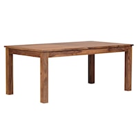 Transitional 72" Dining Table