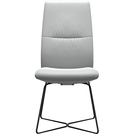 Contemporary Mint Large High-Back Dining Chair D301