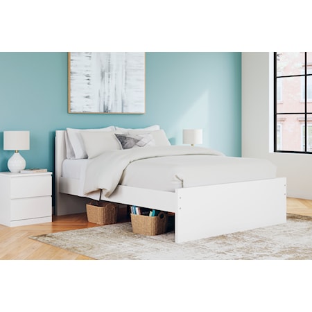 Queen Panel Platform Bed