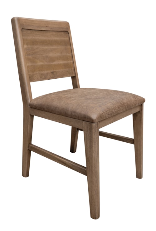 Contemporary Dining Chair with Upholstered Seat