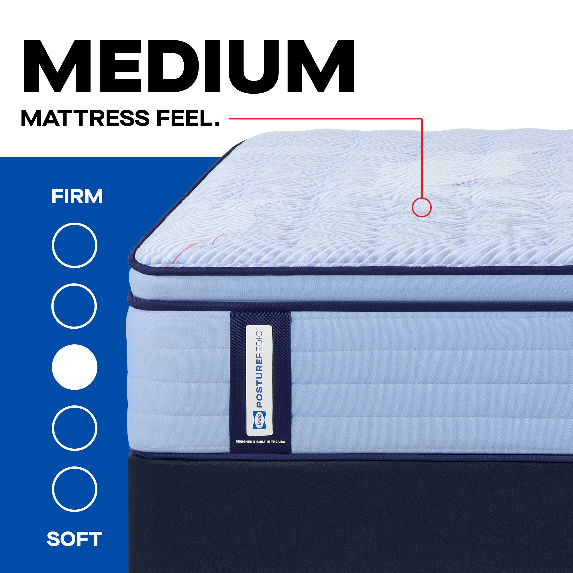 Jace Euro Pillow Top Medium Cal King