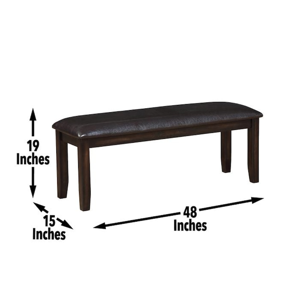 Steve Silver Ally Dining Bench