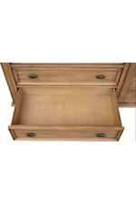 Cottage Creek Furniture Hampton Transitional Bedroom Door Chest with 3 Drawers