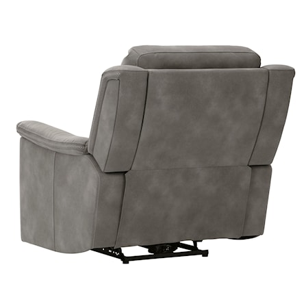 Power Recliner w/ Adj Headrest