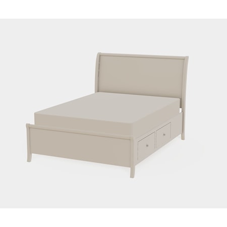 Adrienne Queen Both Drawerside Uph Bed