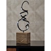 Ashley Signature Design Accents Ruthland Black/Brown Sculpture
