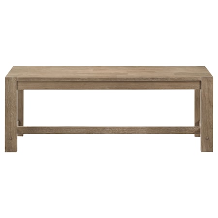 Scottsdale Wood Trestle Base Dining Bench