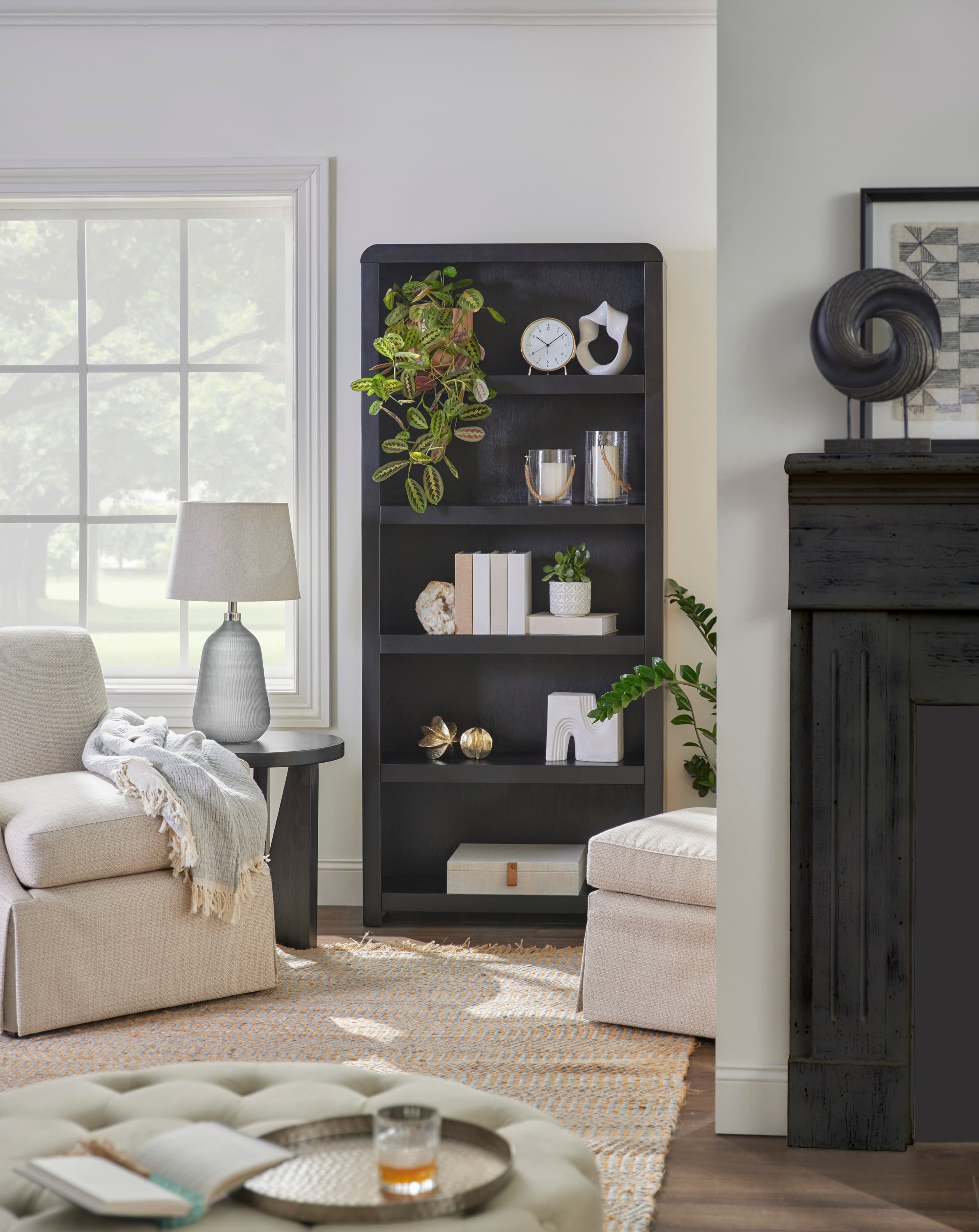 5-Shelf 74" Bookcase