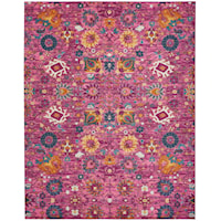 8' x 10' Fuchsia Rectangle Rug