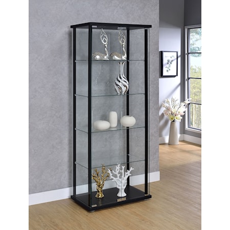 Glass Curio Display Cabinet