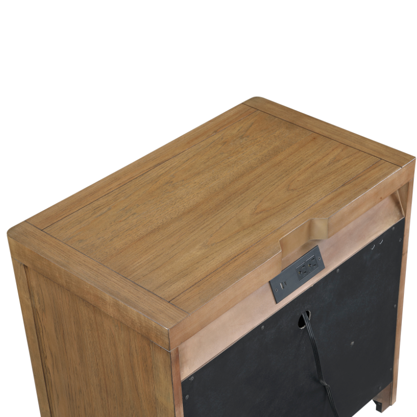 Homelegance Charlotte 2-Drawer Nightstand