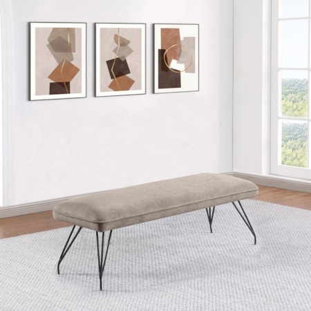 Dodson Fabric Dining Bench