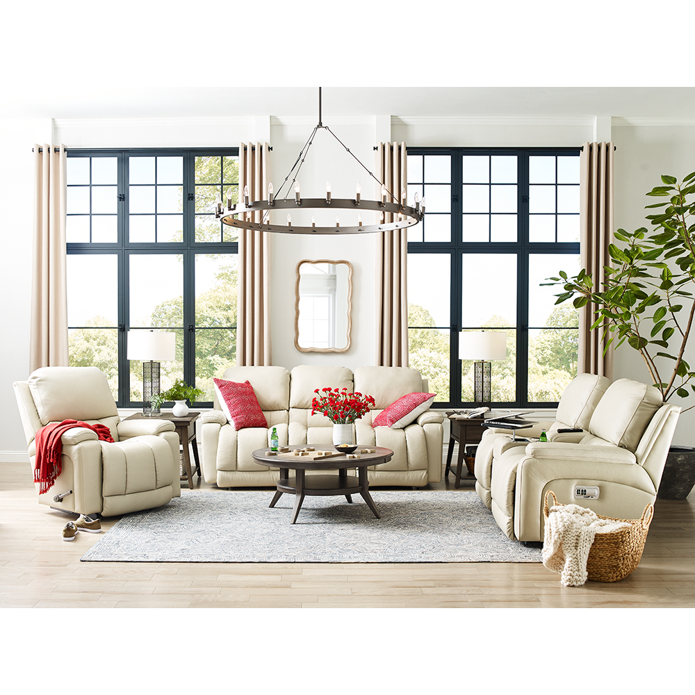 La-Z-Boy Greyson Power Reclining Love w/ Headrest & Console