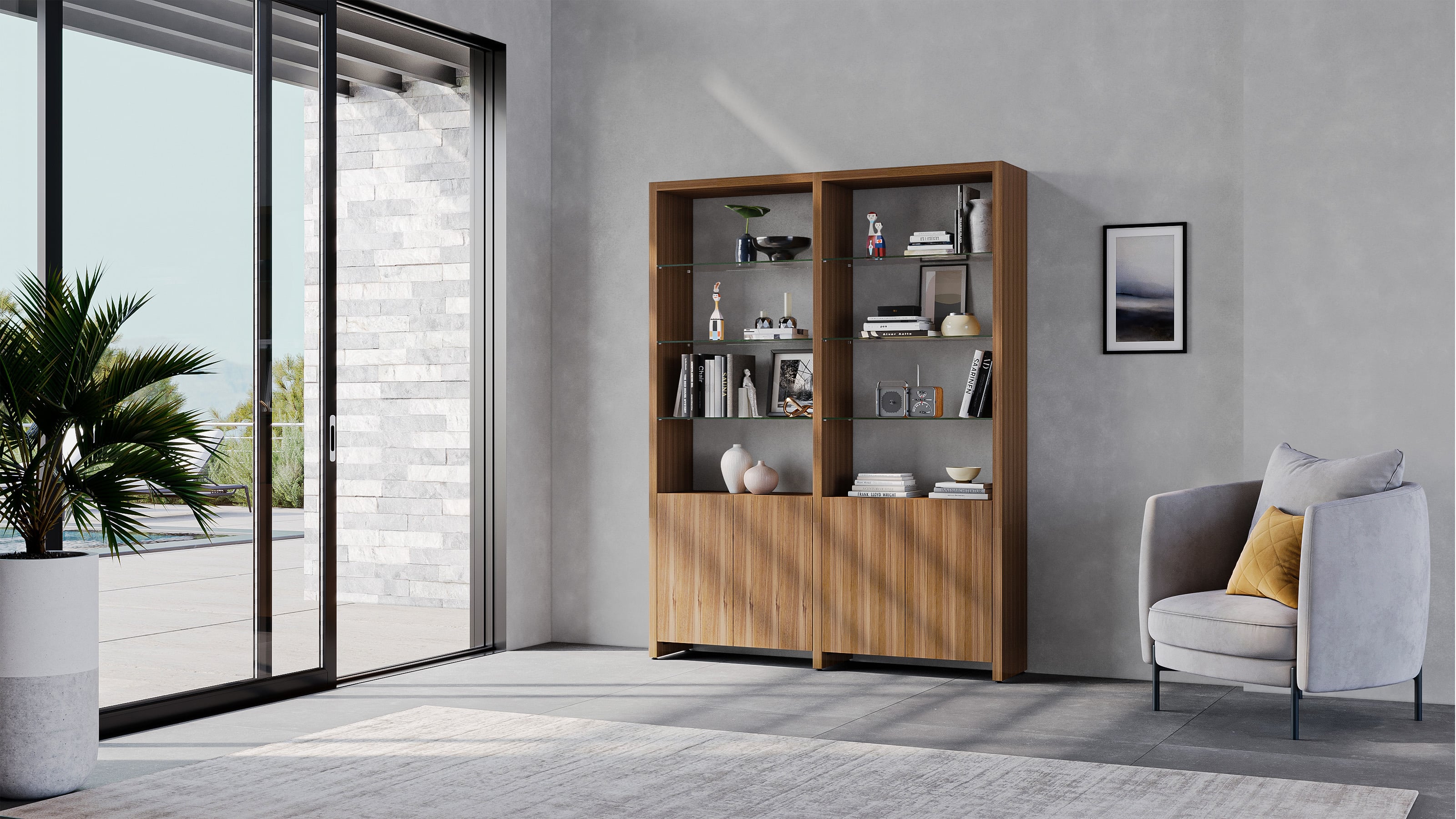 BDI Linea 2-Shelf System