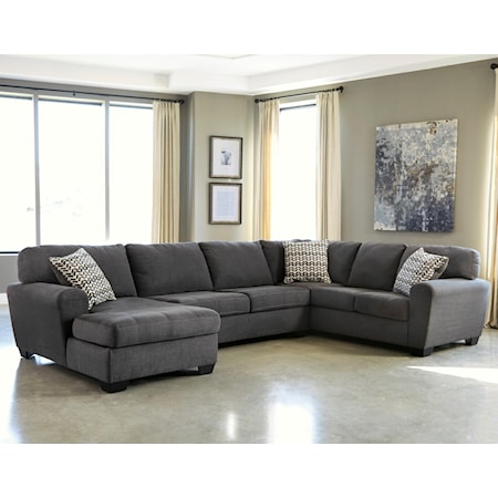 3-Piece Sectional with Chaise