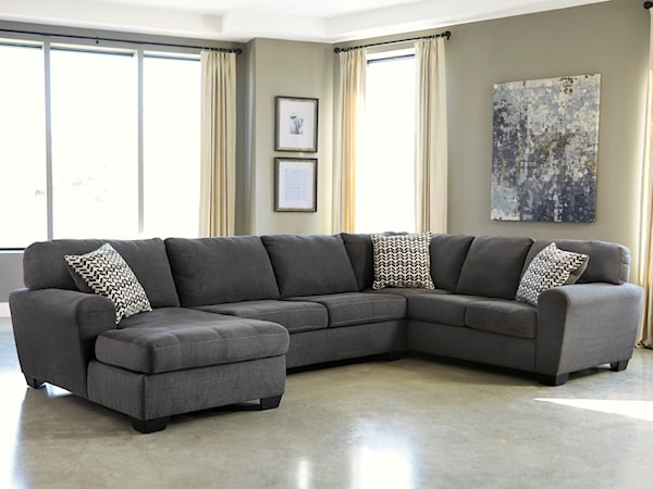 3-Piece Sectional with Chaise