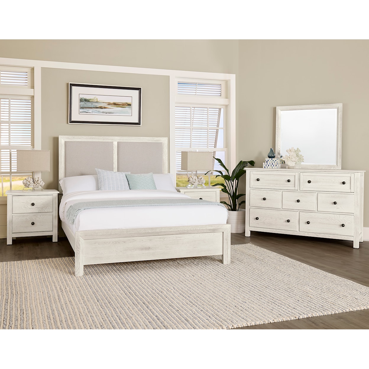 Vaughan Bassett Custom Express 1 King Upholstered Bed