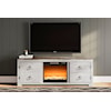 Signature Design Willowton TV Stand with Fireplace