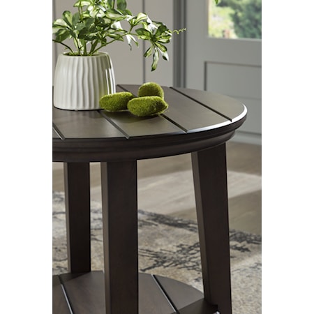 Round End Table