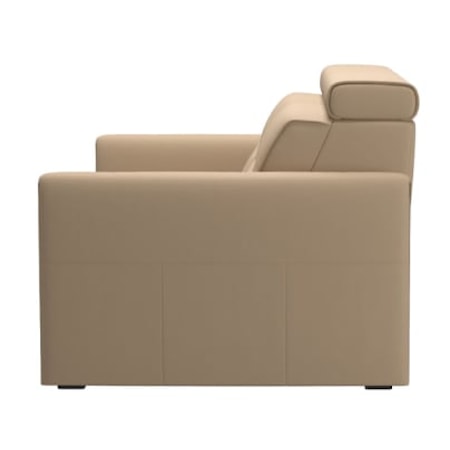 Power Recline Loveseat with Wood Arms