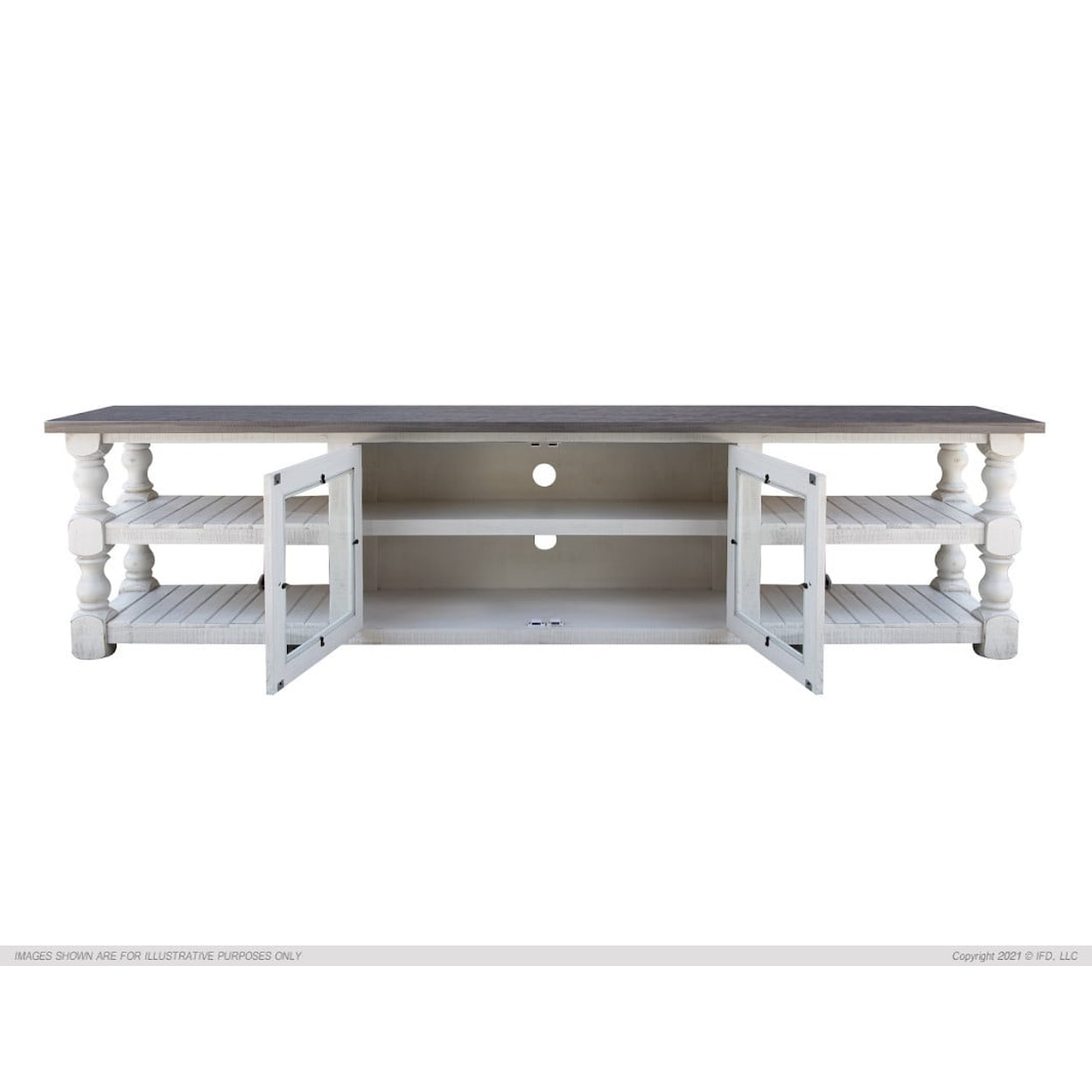 VFM Signature Stone 2-Door 93" TV Stand