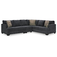 Contemporary 3-Piece Sectional Sofa