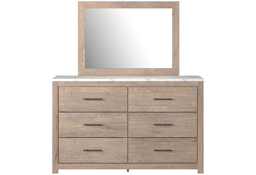 Senniberg Dresser & Bedroom Mirror by Signature Design by Ashley at Sam Levitz Furniture