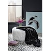 Signature Design by Ashley Gariland Gariland Black Faux Fur Throw