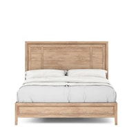 Contemporary California King Panel Bed